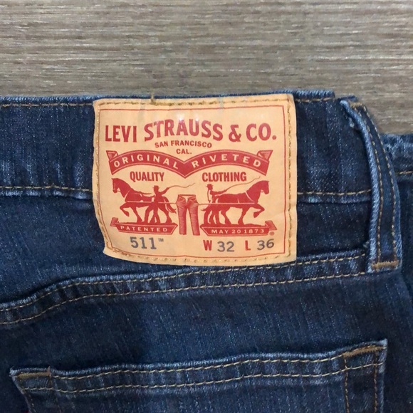 Levi Strauss # 511 Slim Stretch Jeans W32 X L36 - Picture 5 of 9